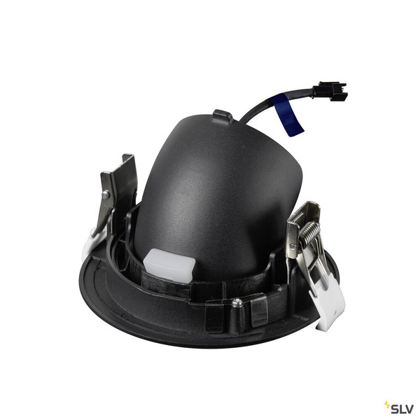 SLV 1009584 NUMINOS® GIMBLE M, Deckeneinbauleuchte,, 4000 K, 55°, schwarz / weiß