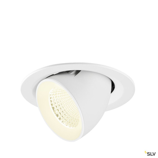 SLV 1009590 NUMINOS® GIMBLE M, Deckeneinbauleuchte,, 4000 K, 40°, weiß