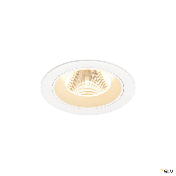 SLV 1009605 NUMINOS® M, Deckeneinbauleuchte, 2700 K, 20°, IP20, rund, weiß