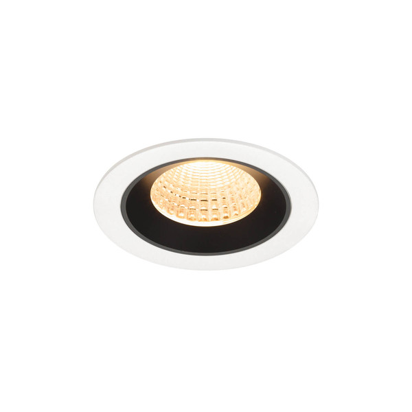 SLV 1009610 NUMINOS M, Deckeneinbauleuchte weiß/schwarz 2700K 55°