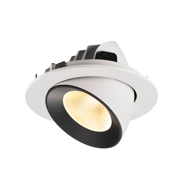 SLV 1009732 NUMINOS GIMBLE L, Deckeneinbauleuchte weiß/chrom 3000K 20°