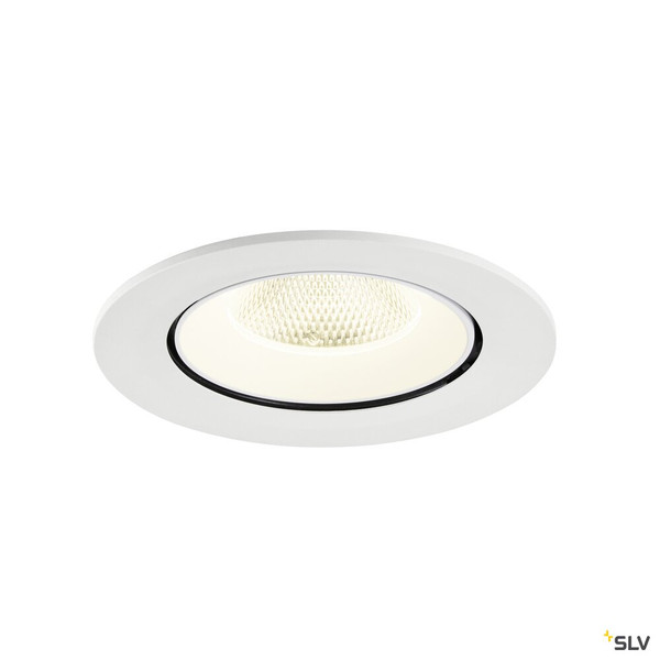 SLV 1009749 NUMINOS® GIMBLE L, Deckeneinbauleuchte, 4000 K, 20°, IP20, rund, weiß