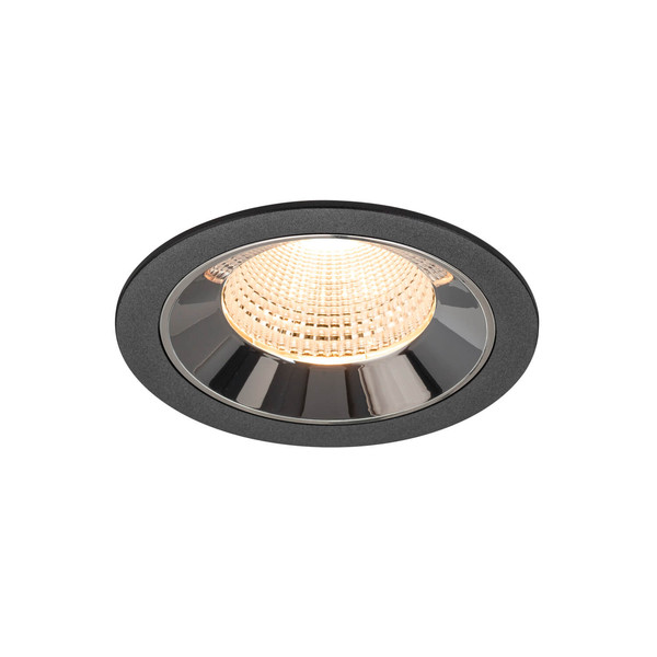 SLV 1009764 NUMINOS L, Deckeneinbauleuchte schwarz/chrom 2700K 55°