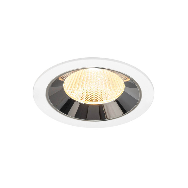 SLV 1009788 NUMINOS L, Deckeneinbauleuchte weiß/chrom 3000K 40°