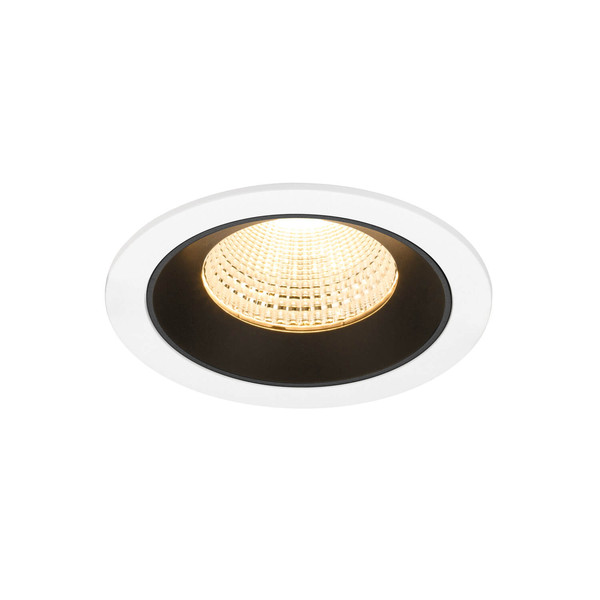SLV 1009789 NUMINOS L, Deckeneinbauleuchte weiß/schwarz 3000K 55°