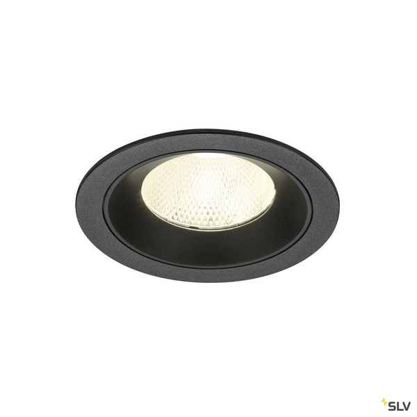 SLV 1009792 NUMINOS® L, Deckeneinbauleuchte, 4000 K, 20°, IP20, rund, schwarz