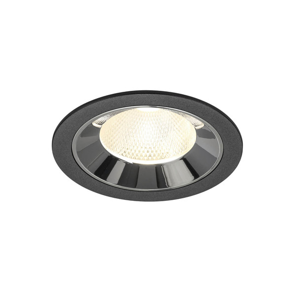 SLV 1009794 NUMINOS L, Deckeneinbauleuchte schwarz/chrom 4000K 20°