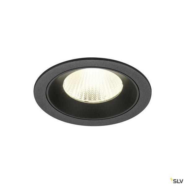 SLV 1009795 NUMINOS® L, Deckeneinbauleuchte, 4000 K, 40°, IP20, rund, schwarz