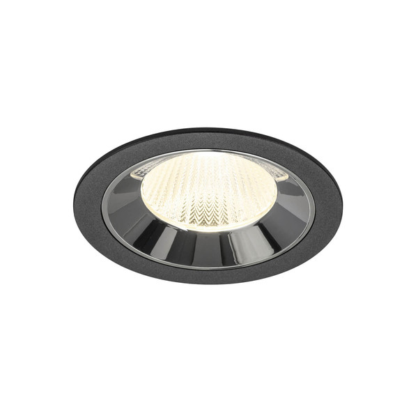SLV 1009797 NUMINOS L, Deckeneinbauleuchte schwarz/chrom 4000K 40°