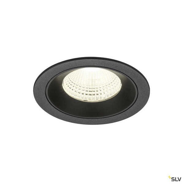 SLV 1009798 NUMINOS® L, Deckeneinbauleuchte, 4000 K, 55°, IP20, rund, schwarz