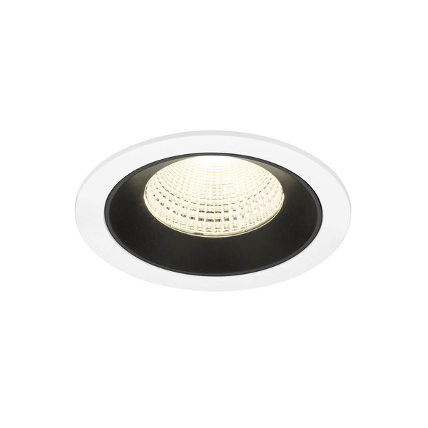 SLV 1009807 NUMINOS L, Deckeneinbauleuchte weiß/schwarz 4000K 55°
