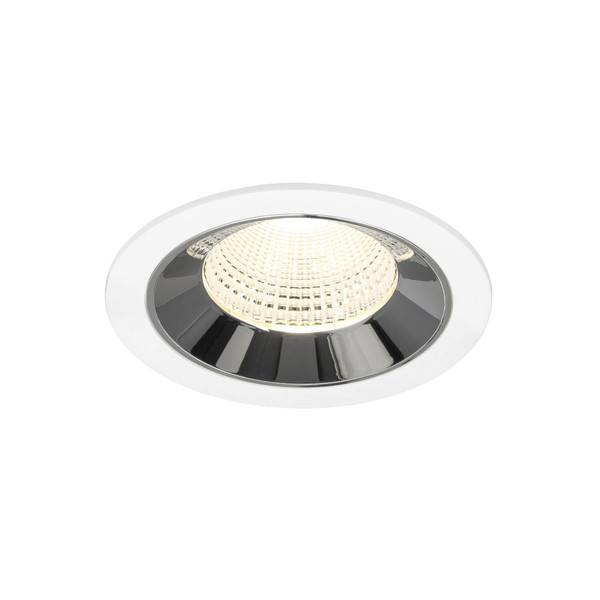 SLV 1009809 NUMINOS L, Deckeneinbauleuchte weiß/chrom 4000K 55°