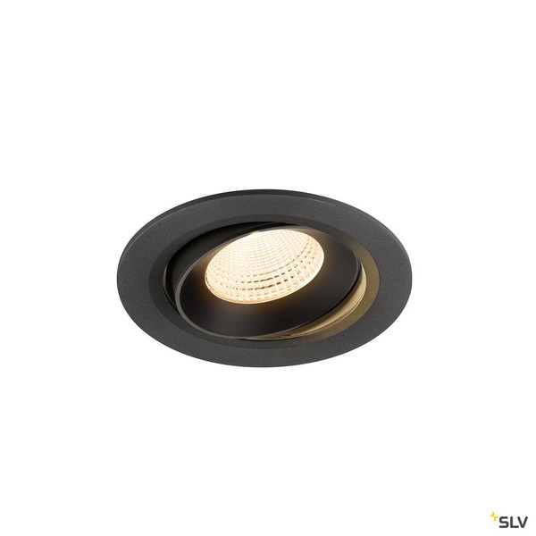 SLV 1009816 NUMINOS® MOVE L, Deckeneinbauleuchte, 2700 K, 55°, IP20, rund, schwarz