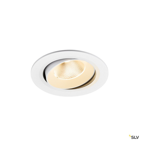 SLV 1009820 NUMINOS® MOVE L, Deckeneinbauleuchte, 2700 K, 20°, IP20, rund, weiß