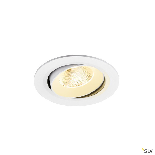 SLV 1009838 NUMINOS® MOVE L, Deckeneinbauleuchte, 3000 K, 20°, IP20, rund, weiß