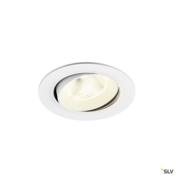 SLV 1009856 NUMINOS® MOVE L, Deckeneinbauleuchte, 4000 K, 20°, IP20, rund, weiß