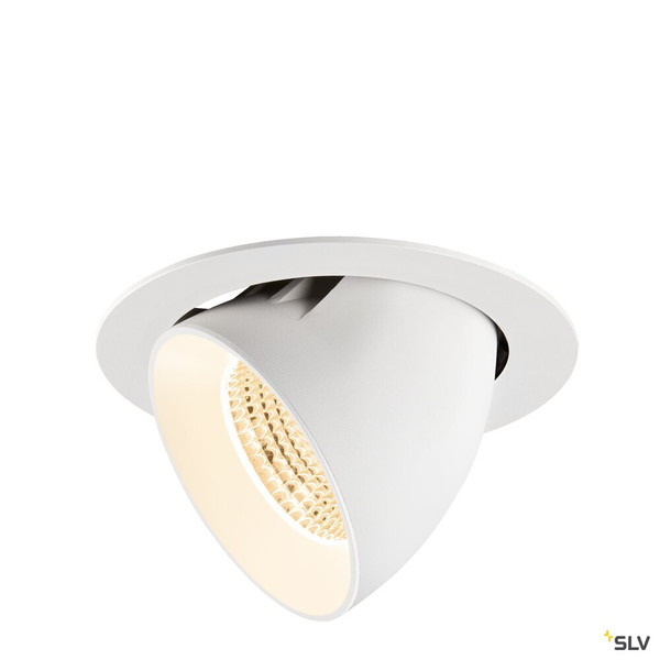SLV 1009880 NUMINOS® GIMBLE XL, Deckeneinbauleuchte,, 2700 K, 55°, weiß