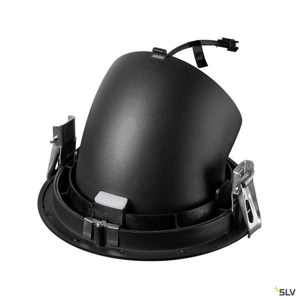 SLV 1009883 NUMINOS® GIMBLE XL, Deckeneinbauleuchte,, 3000 K, 20°, schwarz / weiß