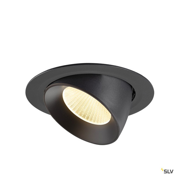 SLV 1009885 NUMINOS® GIMBLE XL, Deckeneinbauleuchte,, 3000 K, 40°, schwarz