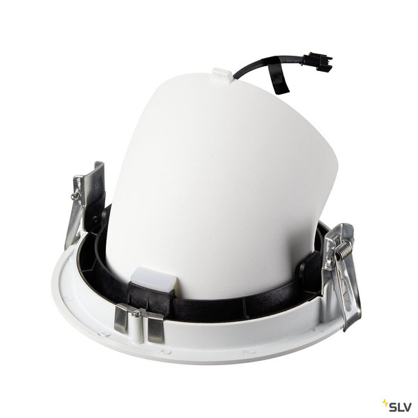 SLV 1009892 NUMINOS® GIMBLE XL, Deckeneinbauleuchte,, 3000 K, 20°, weiß