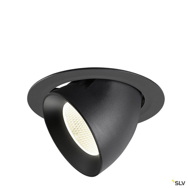 SLV 1009900 NUMINOS® GIMBLE XL, Deckeneinbauleuchte,, 4000 K, 20°, schwarz