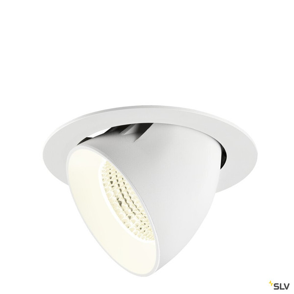 SLV 1009916 NUMINOS® GIMBLE XL, Deckeneinbauleuchte,, 4000 K, 55°, weiß