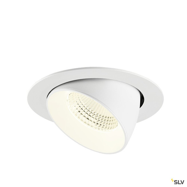 SLV 1009916 NUMINOS® GIMBLE XL, Deckeneinbauleuchte,, 4000 K, 55°, weiß