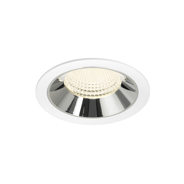 SLV 1009971 NUMINOS XL, Deckeneinbauleuchte weiß/chrom 4000K 55°
