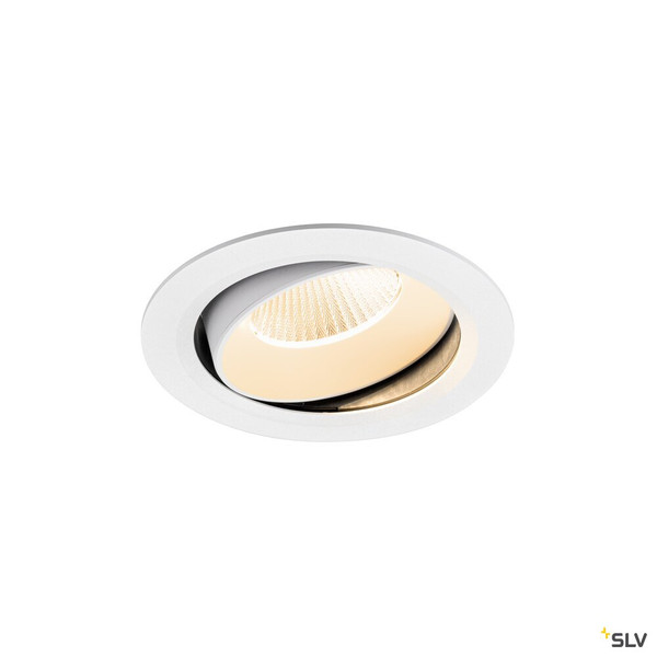 SLV 1009985 NUMINOS® MOVE XL, Deckeneinbauleuchte, 2700 K, 40°, IP20, rund, weiß
