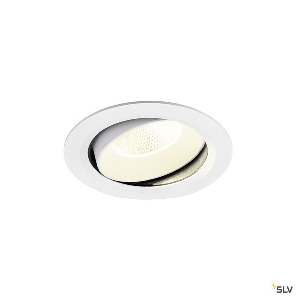 SLV 1010018 NUMINOS® MOVE XL, Deckeneinbauleuchte, 4000 K, 20°, IP20, rund, weiß