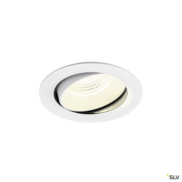 SLV 1010024 NUMINOS® MOVE XL, Deckeneinbauleuchte, 4000 K, 55°, IP20, rund, weiß
