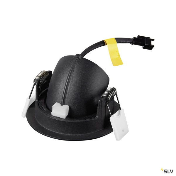 SLV 1010027 NUMINOS® GIMBLE XS, Deckeneinbauleuchte, 2700 K, 20°, IP20, rund, schwarz / weiß