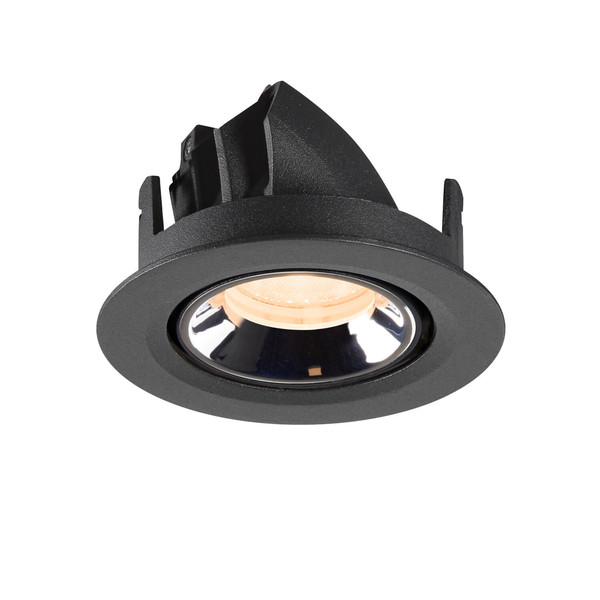 SLV 1010031 NUMINOS GIMBLE XS, Deckeneinbauleuchte schwarz/chrom 2700K 40°