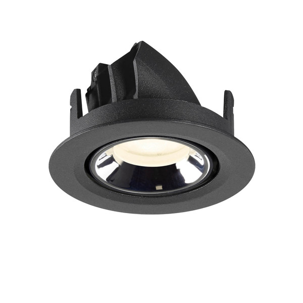 SLV 1010070 NUMINOS GIMBLE XS, Deckeneinbauleuchte schwarz/chrom 4000K 55°
