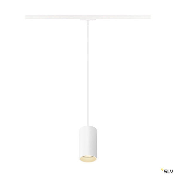 SLV 1010100 ASTO TUBE, 1~ Pendelleuchte, GU10, Pendellänge 250 cm, 1 x max. 10 W, weiß