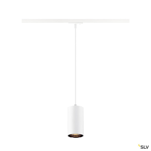 SLV 1010100 ASTO TUBE, 1~ Pendelleuchte, GU10, Pendellänge 250 cm, 1 x max. 10 W, weiß