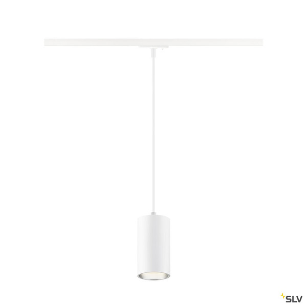 SLV 1010100 ASTO TUBE, 1~ Pendelleuchte, GU10, Pendellänge 250 cm, 1 x max. 10 W, weiß