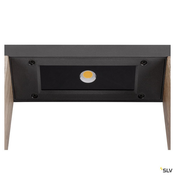 SLV 1010105 FLATT II 62, Stehleuchte, PHASE, 2700 K, IP65, quadratisch, anthrazit / braun