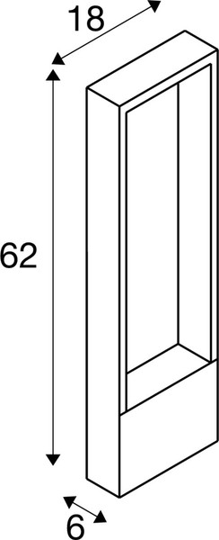 SLV 1010106 FLATT II 62, Stehleuchte, PHASE, 2700 K, IP65, quadratisch, schwarz