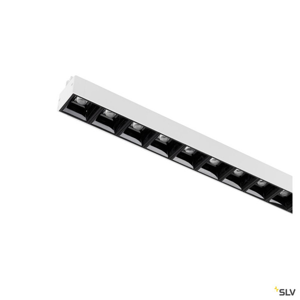 SLV 1010144 SIGHT EVO, 3~ Spot, single, rechteckig, 3000 K, 18 W, 60°, weiß / schwarz