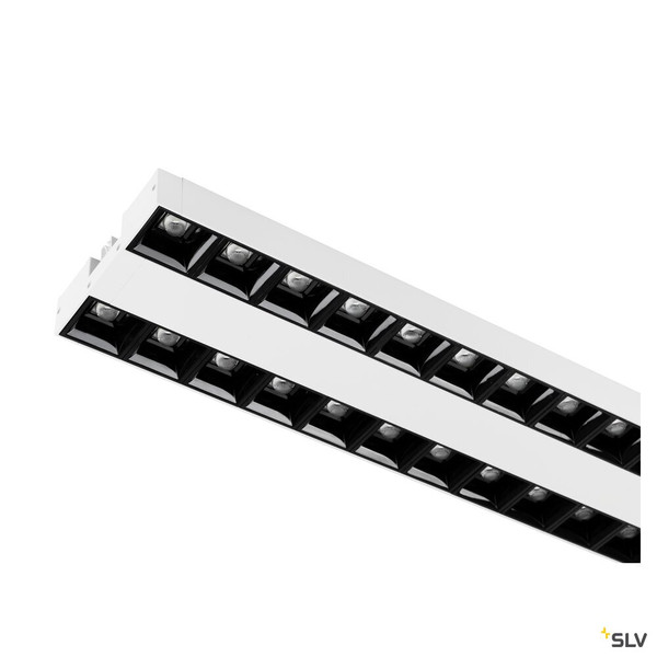 SLV 1010153 SIGHT EVO, 3~ Spot, double, rechteckig, 4000 K, 25 W, 60°, weiß / schwarz