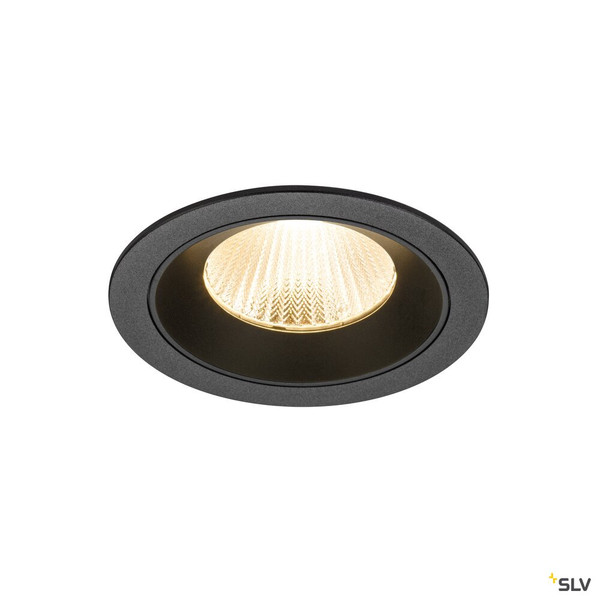 SLV 1010160 NUMINOS® L, Deckeneinbauleuchte, 2700 K, 40°, IP20, rund, schwarz