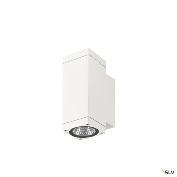 SLV 1010180 THEO PRO S, Wandaufbauleuchte, up/down, DALI, P1, rechteckig, 2700 K, 6 W, 24°, weiß