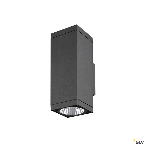 SLV 1010189 THEO PRO L, Wandaufbauleuchte, single, DALI, P2, rechteckig, 2700 K, 15 W, 24°, anthrazit
