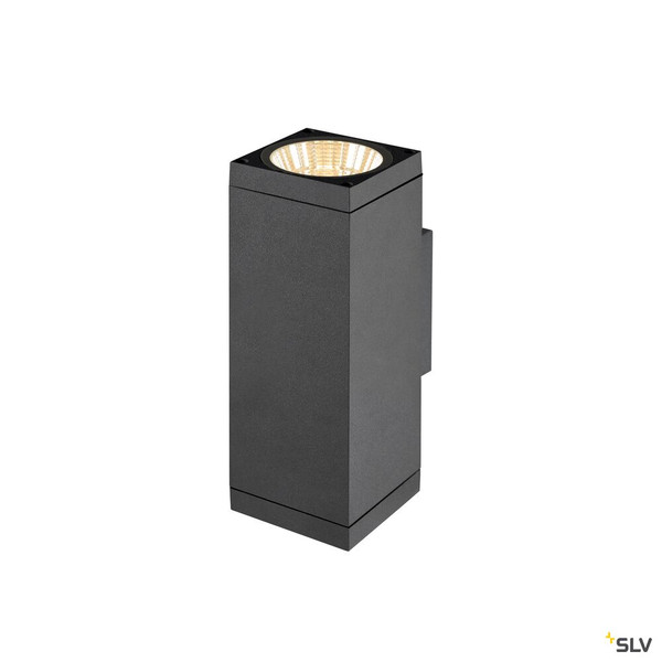 SLV 1010191 THEO PRO L, Wandaufbauleuchte, up/down, DALI, P2, 2700 K, 30 W, touch, 24°, anthrazit