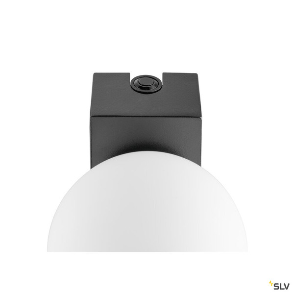 SLV 1010193 SUN Mirror, Wandaufbauleuchte, quad, 2700/3000/4000 K, TOUCH button, 18 W,  IP44, schwarz
