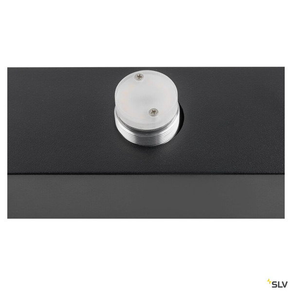 SLV 1010194 SUN Mirror, Wandaufbauleuchte, triple, 2700/3000/4000 K, TOUCH button, 18 W,  IP44, schwarz