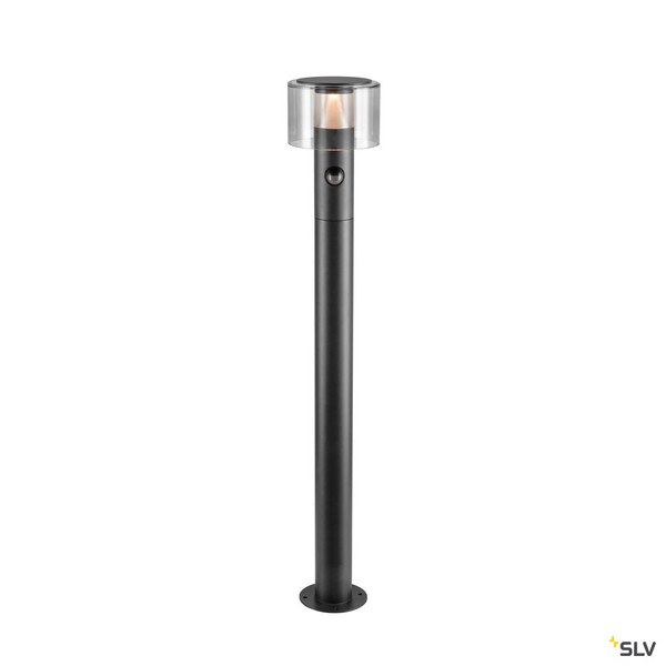 SLV 1010201 TAHA II 90, Stehleuchte, SENSOR, 2200/2700 K, IP54, zylindrisch, schwarz