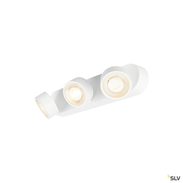 SLV 1010272 KALU 2.0, Wand- und Deckenaufbauleuchte, PHASE, 2700 K, 28 W, 36°, weiß