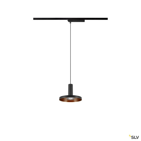 SLV 1010288 LALU®, 1~Pendelleuchte, PHASE, LED Base, Mix&Match, Pendellänge 200 cm, 2700/3000K, 40°, schwarz
